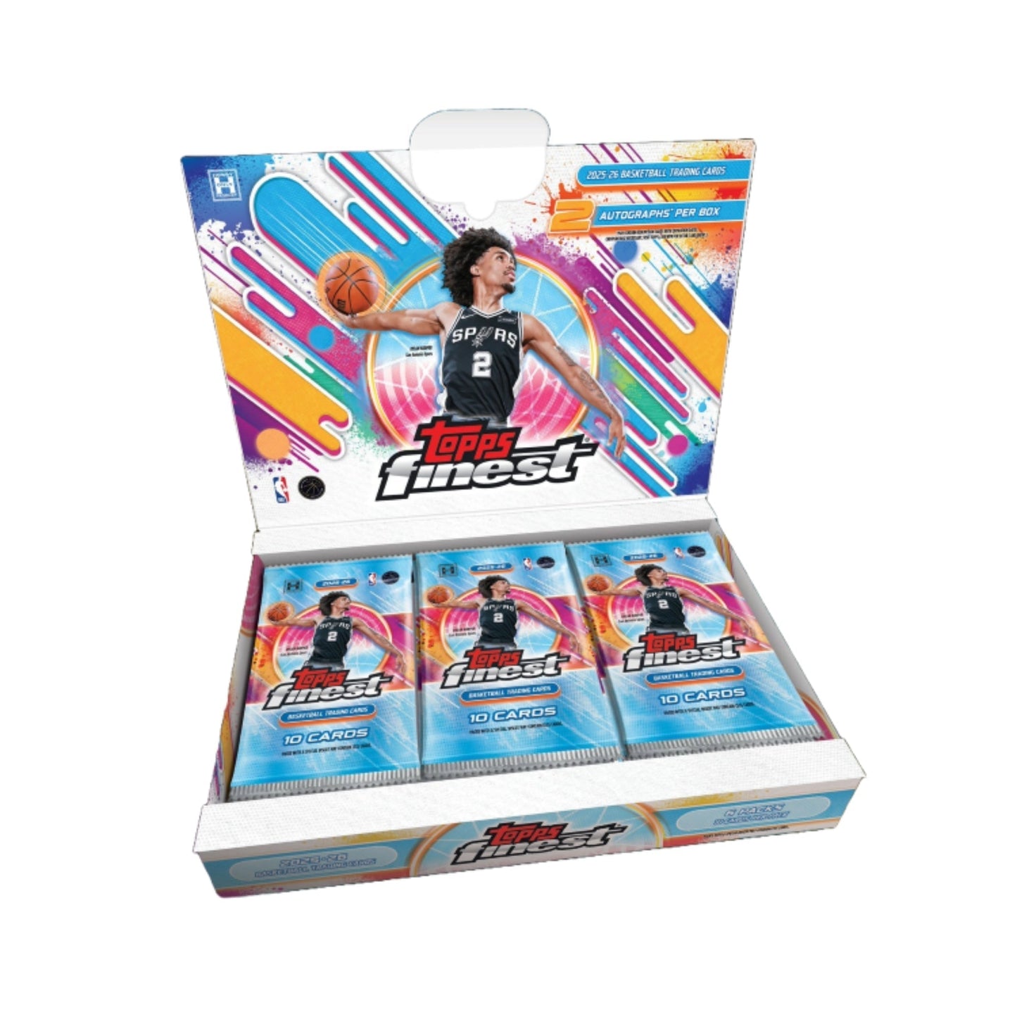 2025-26 Topps Finest Basketball Hobby Box 8 Box Case