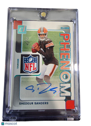 2025 Panini Donruss Phenom Shedeur Sanders #PJA-SSS 1/1 Shield Auto