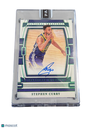 2023 2022-23 Panini National Treasured Stephen Curry #TM-SCY Black Box 1/1 Auto
