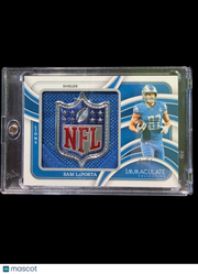 2024 Panini Immaculate Collection Shields Sam LaPorta #IL-SLA Patch NFL Shield
