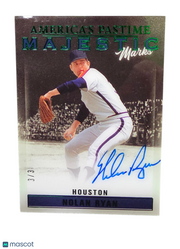 2023 Panini America's Pastime Majestic Marks Nolan Ryan #MM-NR 3 / 3