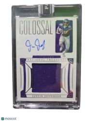 2025 Panini National Treasures Justin Jefferson #CS-JJE Patch 1/1