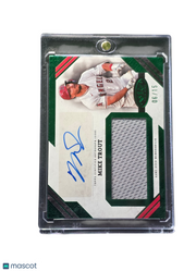 2025 Topps Tier One Baseball Mike Trout #AJR-MT Green Jumbo Relic 06/15