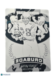2020 Panini Rookies & Stars Crusade Randy Moss #CR-19 Printing Plate