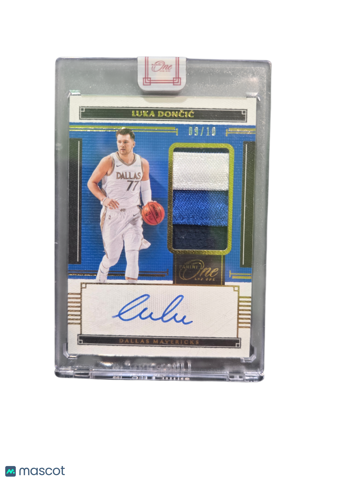 2020 Panini One and One Luka Dončić #JA-LDU 09/10 Game-Worn Patch