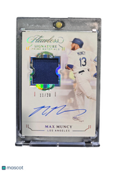 2022 Panini Flawless Signature Prime Materials Max Muncy #SPM-MM Patch 11/20