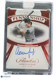 2024 Panini Flawless Baseball Penmanship Aaron Judge #FP-AJ 08/20