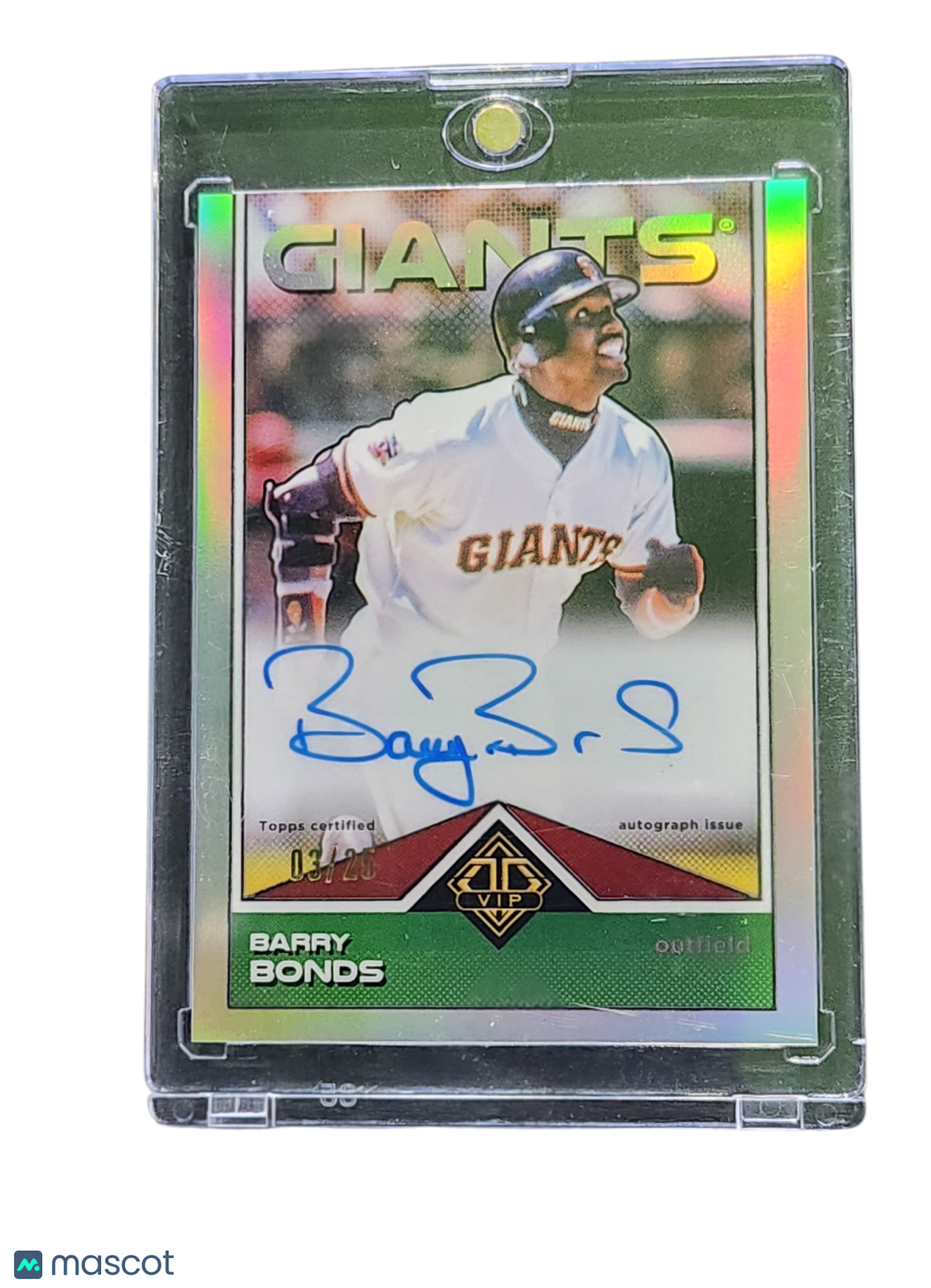 2024 Topps Transcendent VIP Barry Bonds #BB-1 Silver Foil 03/25
