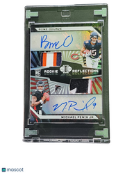 2024 Panini 1/1  Rome Odunze Michael Penix Jr. #RRA-WH Dual Auto Dual Patch RC