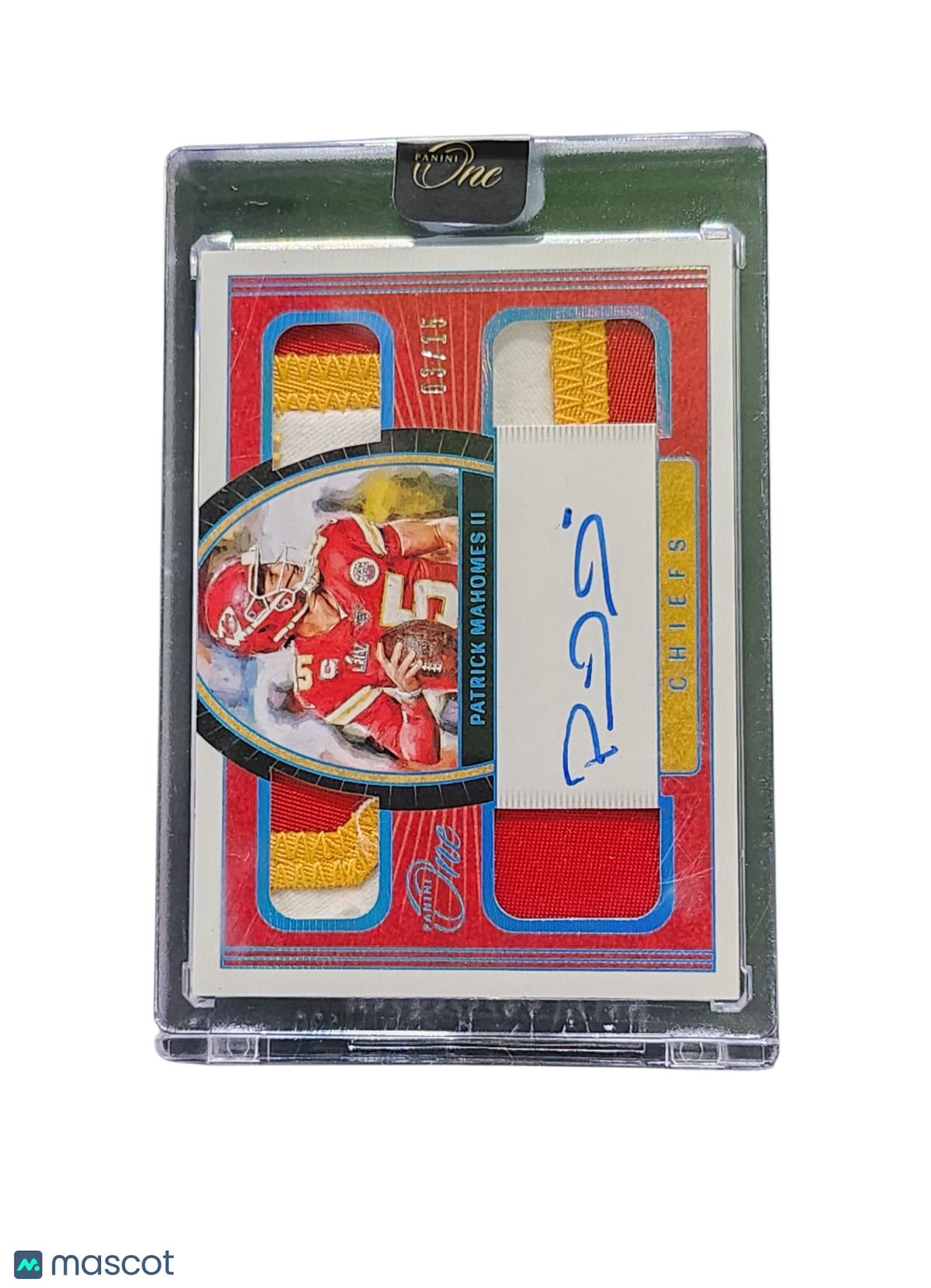 2022 Panini One Football Patrick Mahomes II #56 03/15 Patch