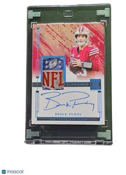2024 Panini Impeccable Football Elegance Brock Purdy #EVA-BPY NFL Shield Patch