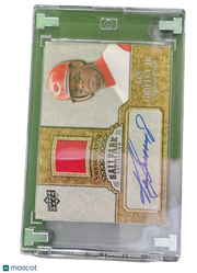 2009 Upper Deck Ballpark Ken Griffey Jr. #JA-KG Swatch-Auto Game-MLB Memorabilia