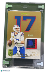 2025 Panini Donruss Elite Jerseys Josh Allen #IJ-JAN 81/99 Jersey Patch