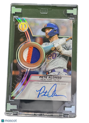 2025 Topps Tribute Tribute to Threads Pete Alonso #TTTA-PETE Auto Relic Game-
