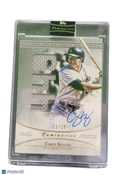 2017 Topps Luminaries Corey Seager #HRKR-CS Home Run Kings Auto Relic /15