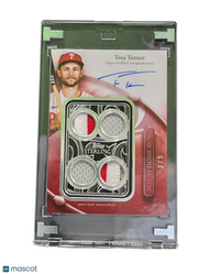 2024 Topps Sterling Trea Turner #SWAR-TT Gameused  /5 Sterling Auto Relic Card