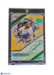 2025 Topps Diamond Gary Sheffield #WPA-GS 1/1 White Polychromatink Auto Card