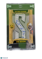 2010 Topps Supreme Ryan Mathews #SLP-RM Letter Patch Relic 1/1
