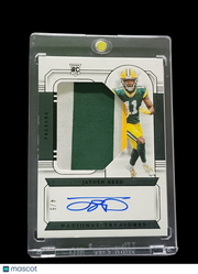 2024 Panini National Treasures Jayden Reed #14 4 / 5 Patch RC