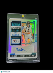 2023 Panini Contenders Football Super Bowl Ticket Drew Sanders #154 RC