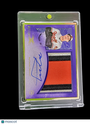 2017 Topps Definitive Collection Manny Machado #DFAP-MM Purple Auto 03/10 Patch