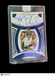 2025 Panini Flawless Flawless Performances Anthony Edwards #FP-ANT 3/8