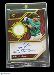 2024 Topps Diamond Julio Rodríguez #SPA-JR 2/5 Game-Used Memorabilia Auto Relic