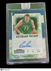 2022 Panini Contenders Basketball Luka Dončić #VT-LDC White Box 1/1