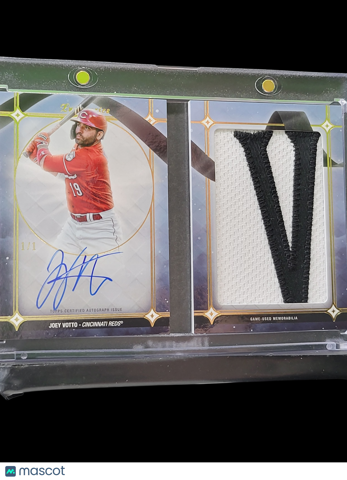 2023 Topps Luminaries Baseball Joey Votto #LBC-JV Auto Book Card 1/1