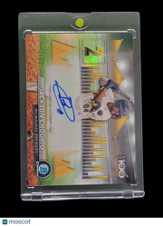 2024 Bowman Baseball Scouts Top 100 Chrome Jackson Chourio #BTPA-2 Green /100