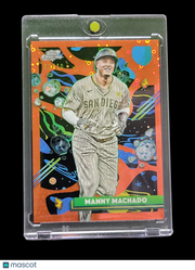 2025 Topps Chrome Cosmic Manny Machado #86 Orange Nucleus