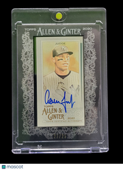 2020 Topps Allen & Ginter Aaron Judge #MA-AJ Framed Mini Autograph 23/25