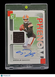 2025 Panini Donruss Football Phenom Shedeur Sanders #PJA-SSS 37/99  Memorabilia