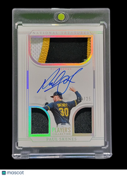 2025 Panini National Treasures Baseball Paul Skenes #PC-PSK Patch /25