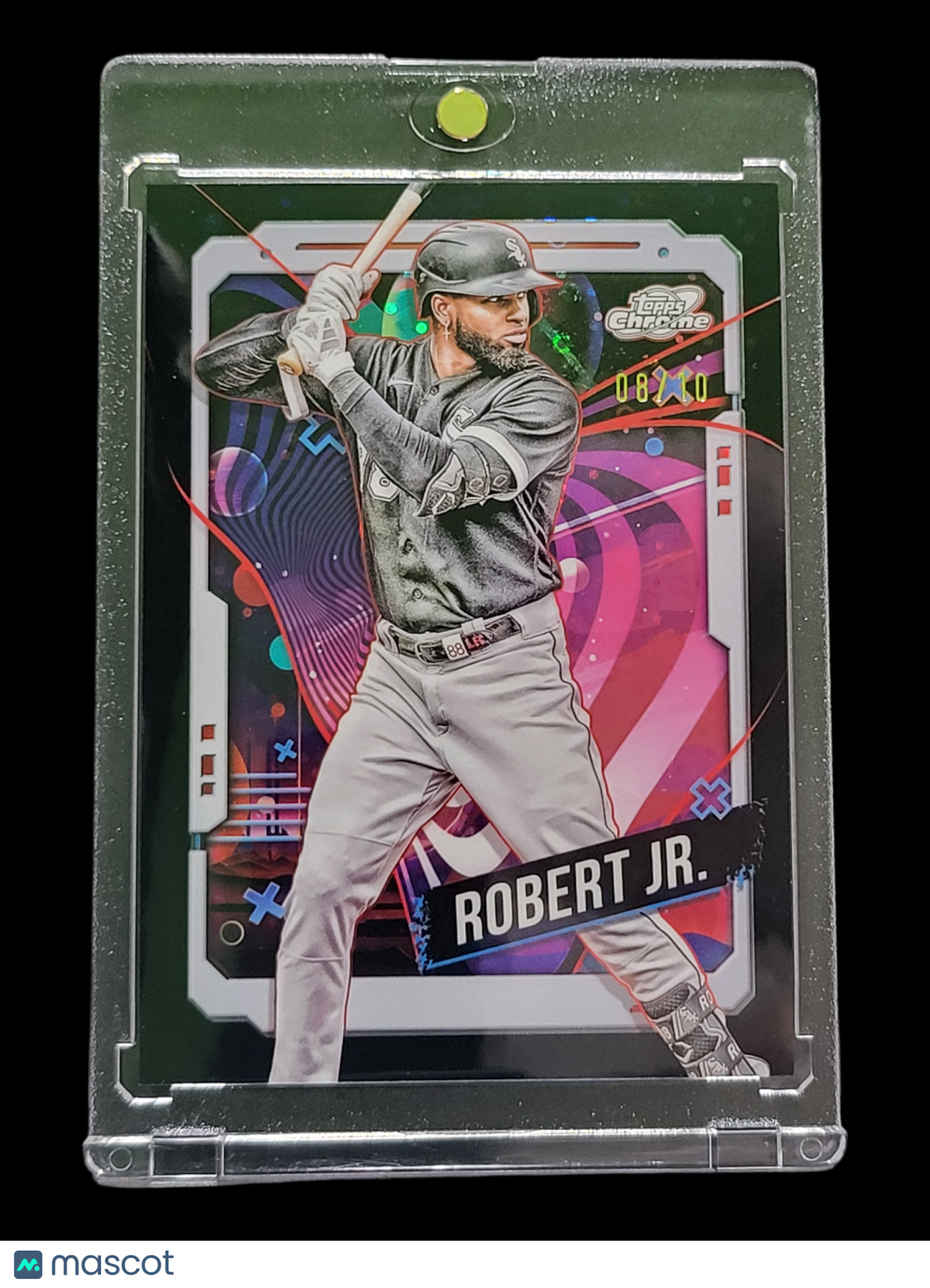 2024 Topps Chrome Cosmic Luis Robert Jr. #49 Green Nucleus Refractor