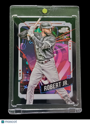 2024 Topps Chrome Cosmic Luis Robert Jr. #49 Green Nucleus Refractor