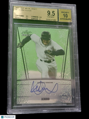 2011 Leaf Metal Draft Ichiro Suzuki #I1 BGS 9.5 Auto 10