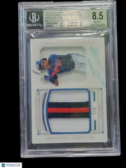 2019 Panini  Treasures Shadowbox Holo Silver Ronald Acuna Jr. #41 /5 BGS  Auto 9