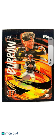 2025 Topps Chrome UV Already Joe Burrow #UV-17