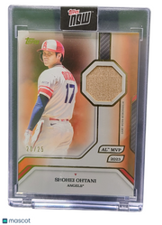 2025 Topps Now Shohei Ohtani #9-R 20/25 Game-Worn Memorabilia