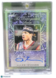 2022 Leaf In The Game Used Sports The Distinguished Series Allen Iverson #DS-AI1