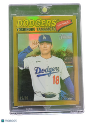 1962 Topps Heritage Yoshinobu Yamamoto #371 Gold Foil 12/50