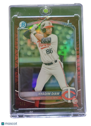 2024 Bowman Chrome Khadim Diaw #BCP-77 Red Refractor 1st Bowman 8/25.