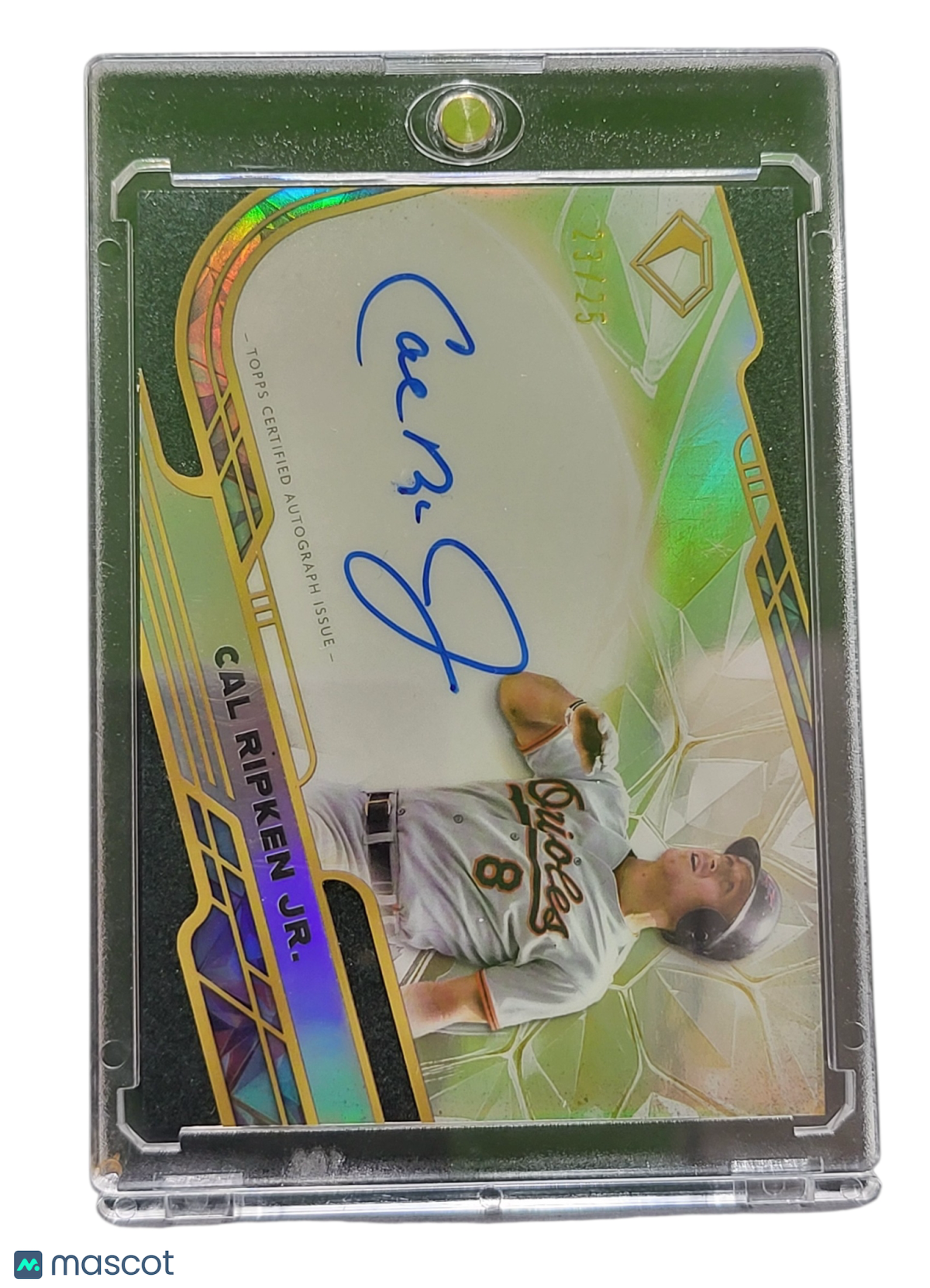 2025 Topps Diamond Icons Cal Ripken Jr. #ACC-CRJ Icons Chrome Auto Card 23/25