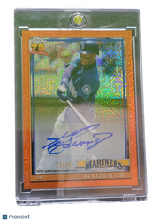 2022 Topps Chrome Platinum Ken Griffey Jr. #91C-51 Orange Refractor 25/25