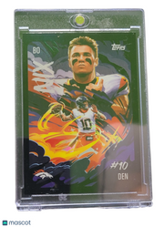 2025 Topps Chrome Ultraviolet Bo Nix #UV-9