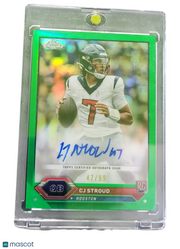 2024 Topps Composite Topps Chrome Auto Variation C.J. Stroud #TCA-CS Green /99