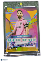 2024 Topps Chrome South Beach Superstar Lionel Messi #SB-6 35/60