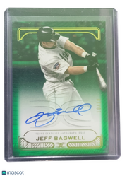2023 Topps Definitive Collection Jeff Bagwell #DIA-JBA Green 10/10