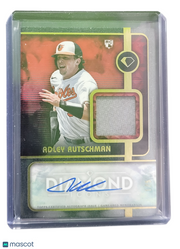 2023 Topps Diamond Adley Rutschman #SPA-ARM 1 / 5 RC Game-Used Auto Relic Card